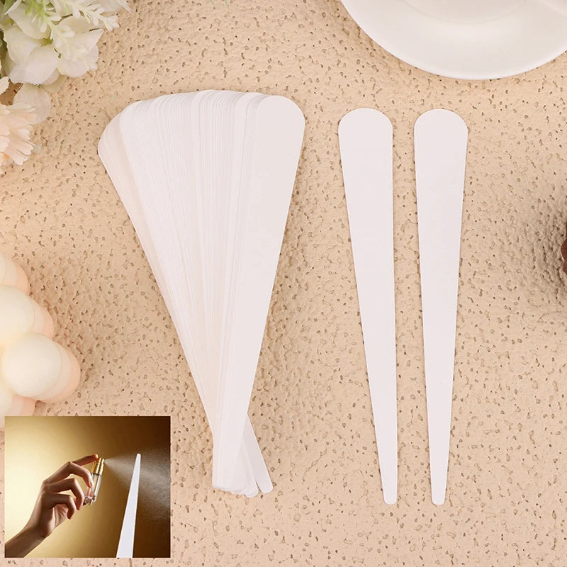 Aromatherapy Perfume Testing Strips Pointed-end Paper Testers Qme