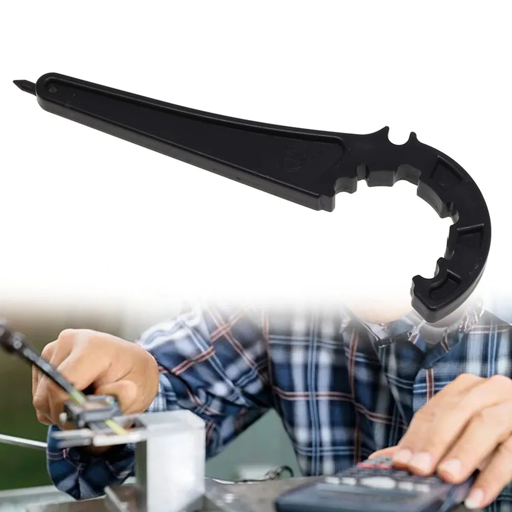 PE Pipe Fitting Wrench PE Pipe Fast Connecting Fittings PVC Pipe Valve Lock Nut Wrench Wrench Irrigation Tubing Repair Tools Qme