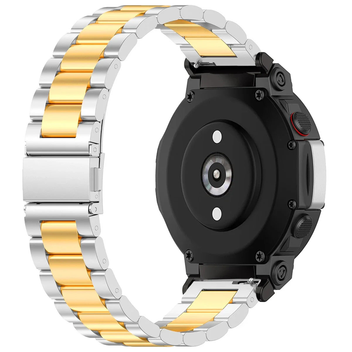 Luxurious Stainless Steel Band For Amazfit T Rex3 Smart Watch Strap Metal Bracelet For Huami Amazfit T Rex 2 Qme