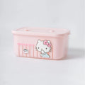 Hello Kitty Kuromi Kitchen Food Storage Containers Vegetable Washing Basin and Drain Basket Plastic Fruit Bowl for Home Use Qme 3