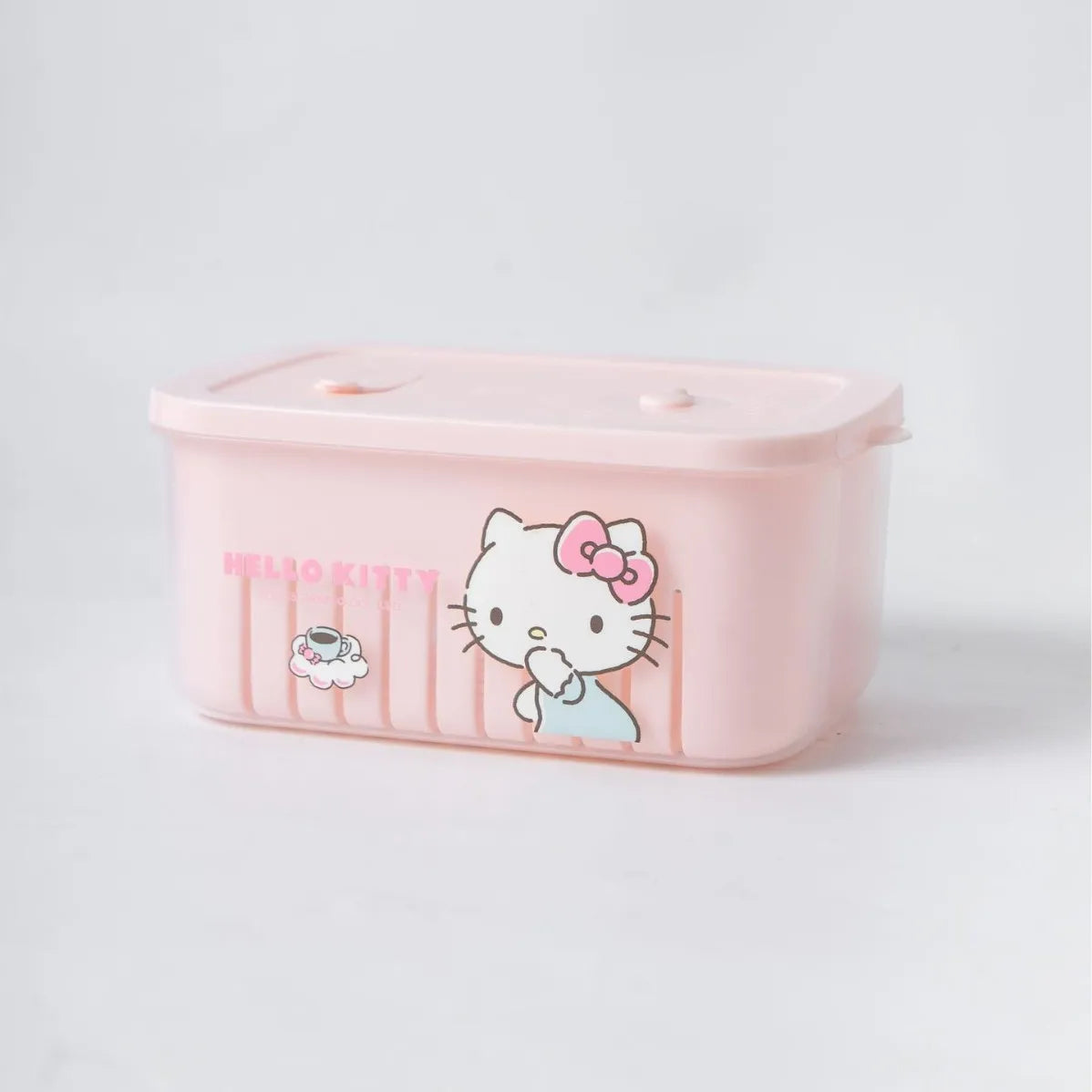 Hello Kitty Kuromi Kitchen Food Storage Containers Vegetable Washing Basin and Drain Basket Plastic Fruit Bowl for Home Use Qme 3