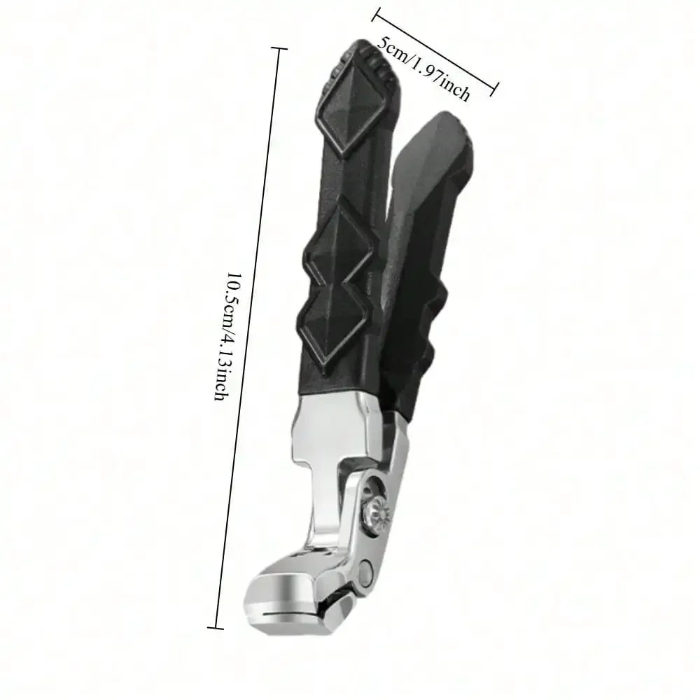 Ergonomic Nail Clippers Seniors Anti-splash Debris Catcher Thick Hard Qme