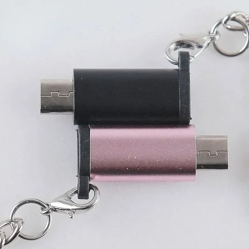 10pcs otg Type C to Micro usb cable Converter Type C To USB 3.0 OTG Adapter for MacbookPro Xiaomi Samsung phone Charging Cable Qme
