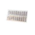 Watch Strap Screw Link Pin Fit Gold Silver Watch Connecting Screw Tube 1.3mm Width 10 Different Size for Watchmaker Qme as pic