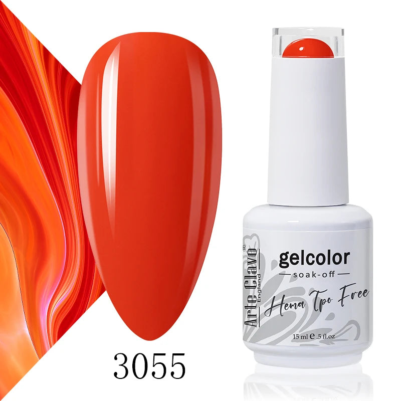 Arte Clavo Colourful Gel Nail Polish Art Varnishes Macaron Semi