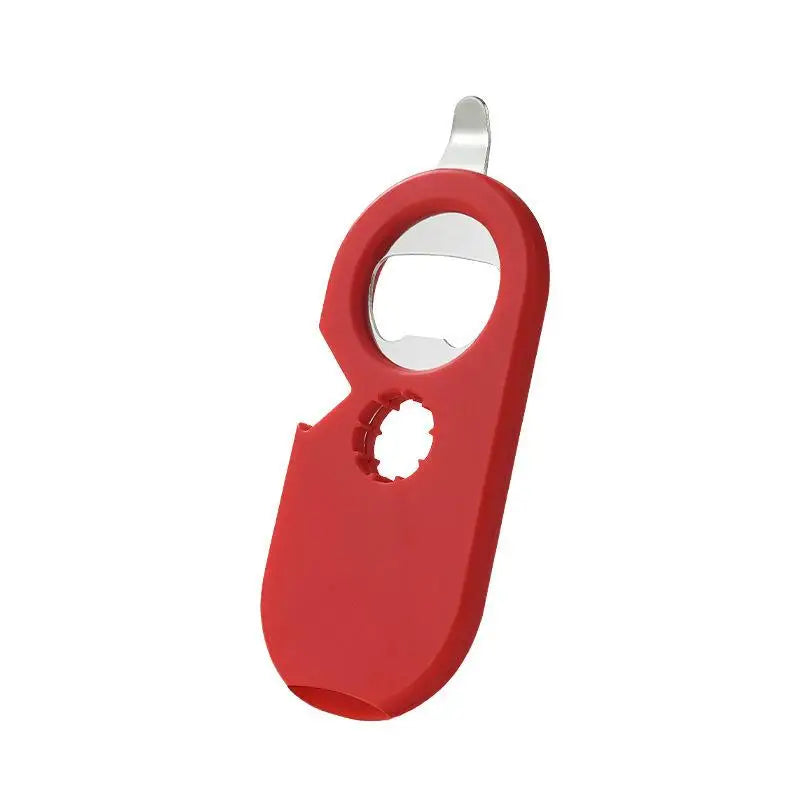 1 Magnetic Bottle Opener Can Adsorb Refrigerators Beer Openers Home Qme Red