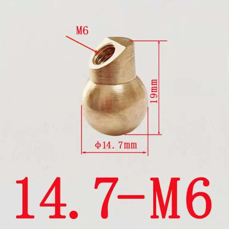 1Pc CNC Machine Tool Oblique Spray Brass Ball Coolant Nozzle Tool Holder Ball Joint Nozzle Accessories. Qme 1pc 14.7MM