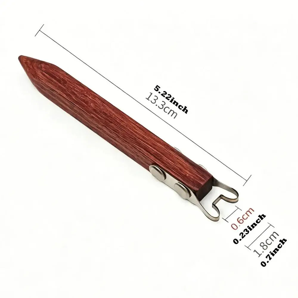 Pottery Foot Ring Tool Handmade Shapers Wood Handle Rim Shape Qme L CN