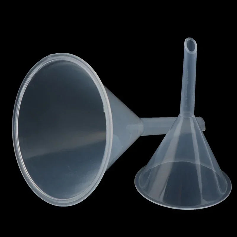 Mouth Dia Laboratory Clear White Plastic Filter Funnel Qme
