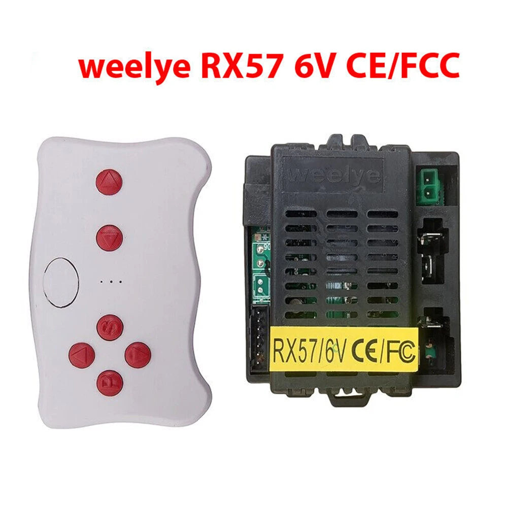Weelye RX57 6V 12V Receiver CE/FCC Kids Electric Car 2.4G Bluetooth Transmitter High Quality Receiver Qme TX10 and RX57 6V