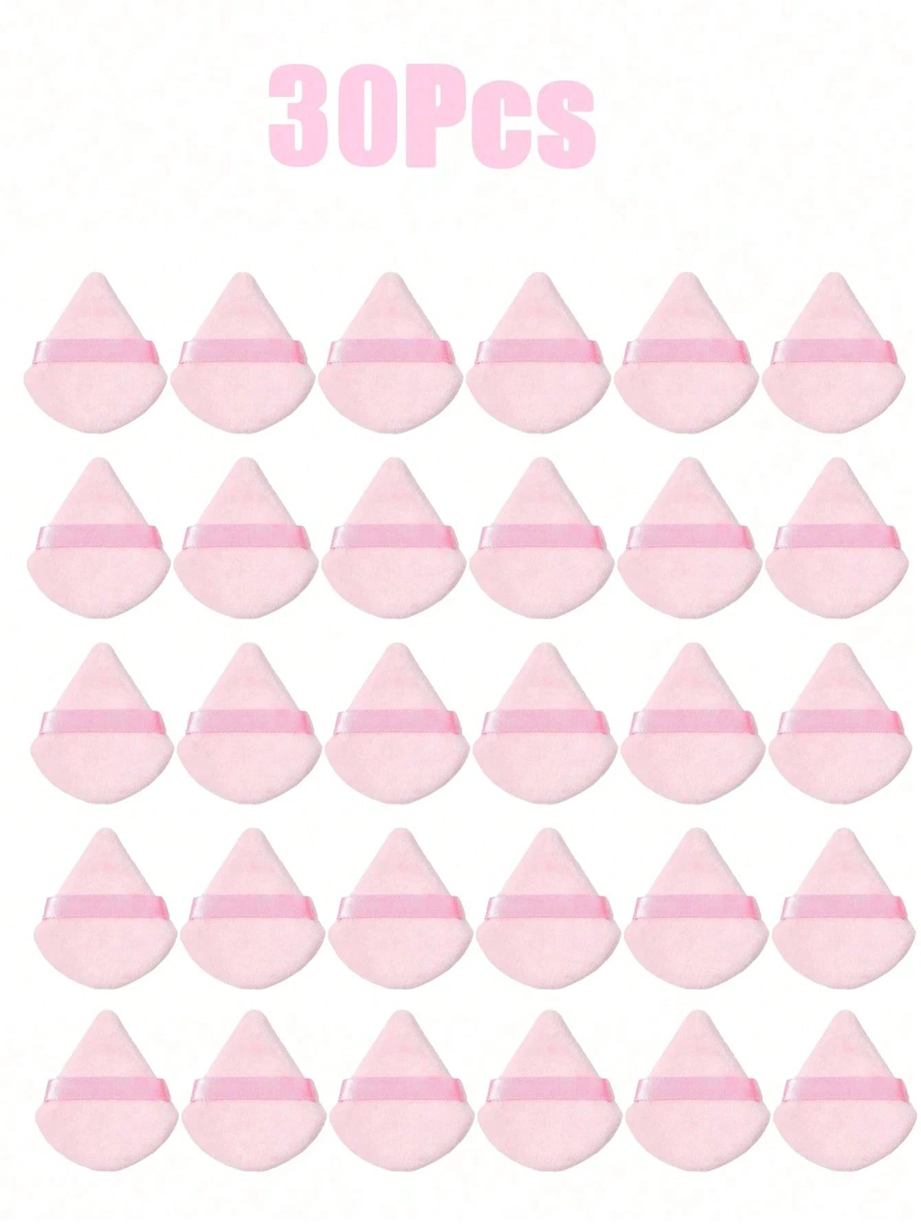 50 24 15 5 1 Triangular Powder Puff Reusable Multi-functional Makeup Qme 30Pcs