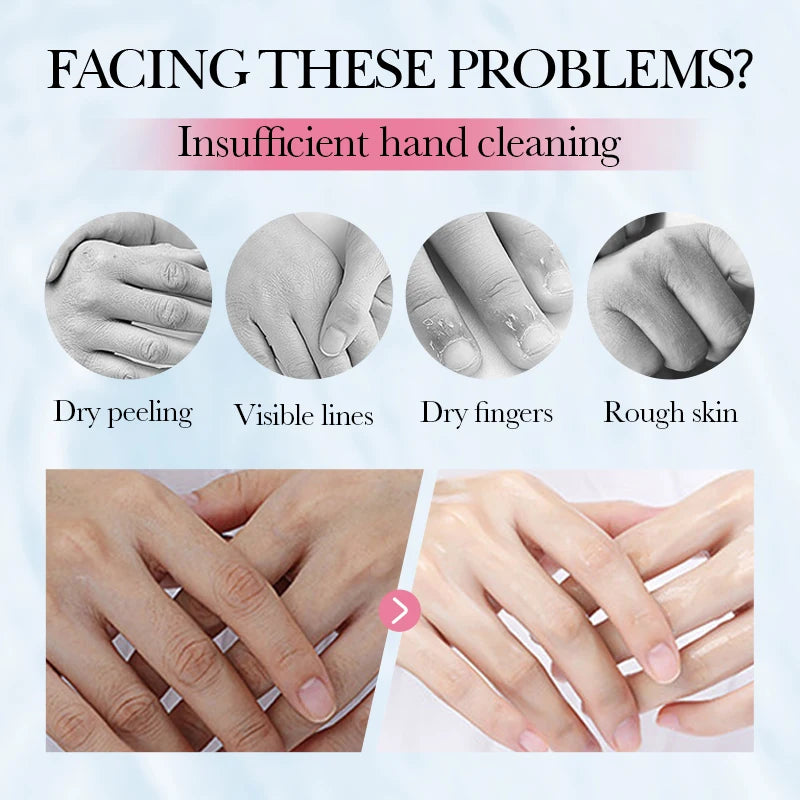 Sakura Collagen Hydrating Hand Cream Moisturizing Lotion Dry Cracked Qme