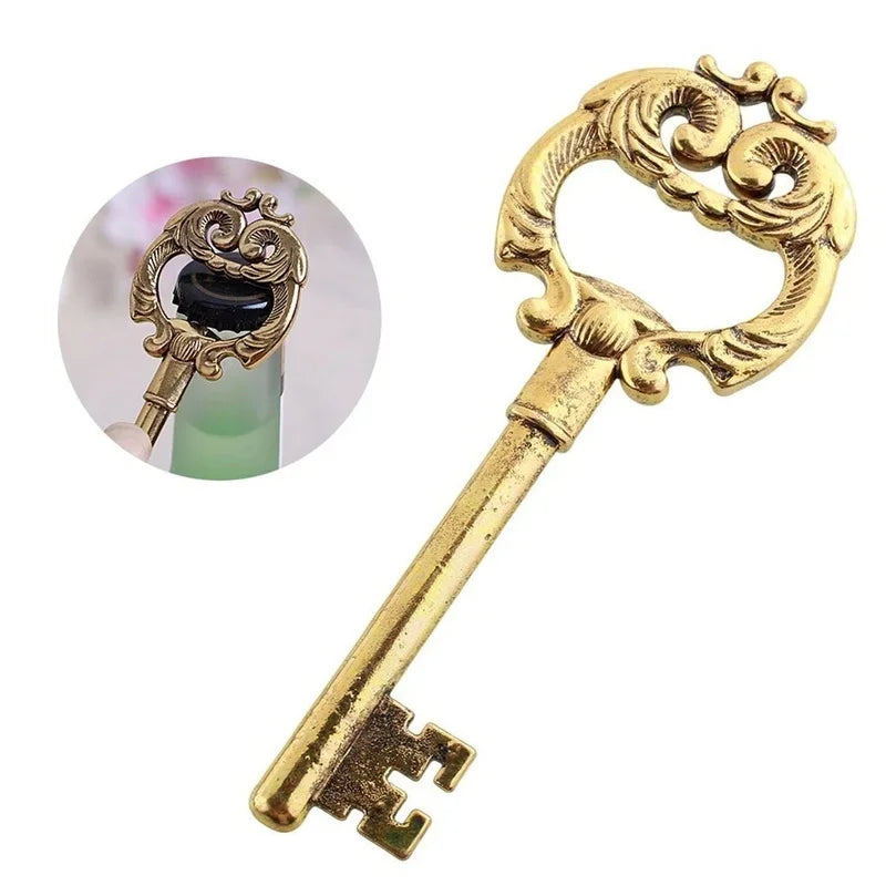 Metal Opener Alloy Party Favors Bottle Bar Kitchen Tool Vintage Key Qme