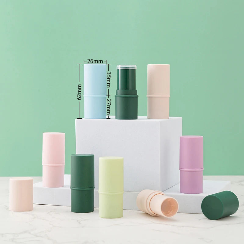 Candy Empty Refillable Lipstick Tube Lip Balm Container Cosmetic Qme