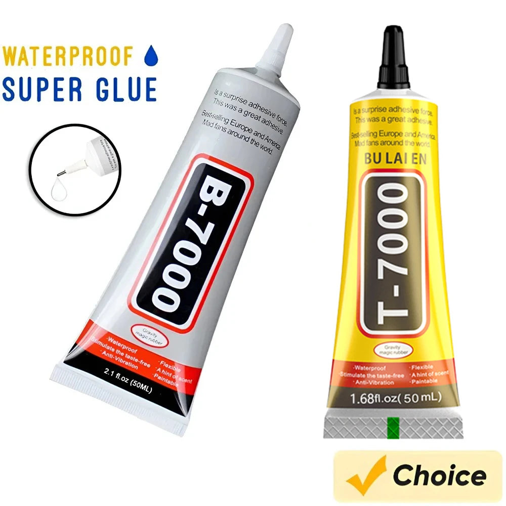 1 Pc 15/50/110ml B-7000 Glue T-8000 Adhesive Epoxy Resin Repair Cell Phone Touch Screen Liquid Glue Jewelry Craft Adhesive Glue Qme