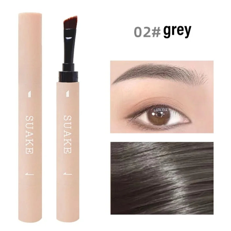 Double-ended Eyebrow Gel Waterproof Sweat-proof Smudge-proof Pencil Qme 02