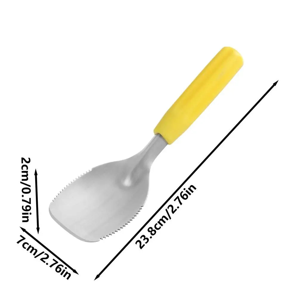 Ice Cream Scoop Serrated Food Dispenser Shovel Spoon Cookie Scooper Qme A CN