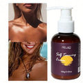 MELAO Self Tanning Lotion, Natural Sunless Tanner, Long-Lasting Golden Tan Lotion for Body & Face, Streak-Free Formula Qme MELAO-108 100g