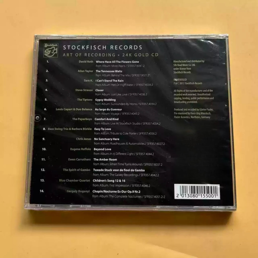 Art of Recording Series Gold CD Audiophile Demonstration Collection High-Resolution Master Tape Production Featuring Vocal Works Qme