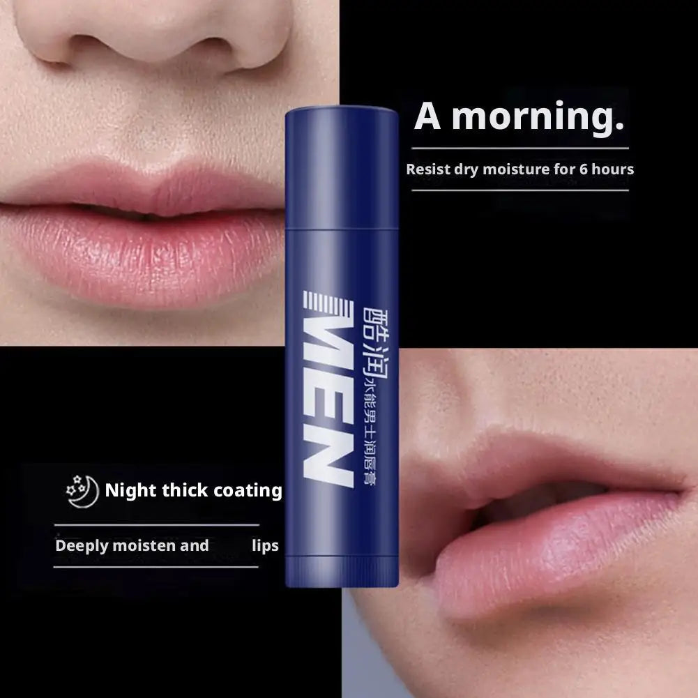 4 Flavors Hydrating Men's Lip Balm Vitamin E Mens Moisturizing Qme