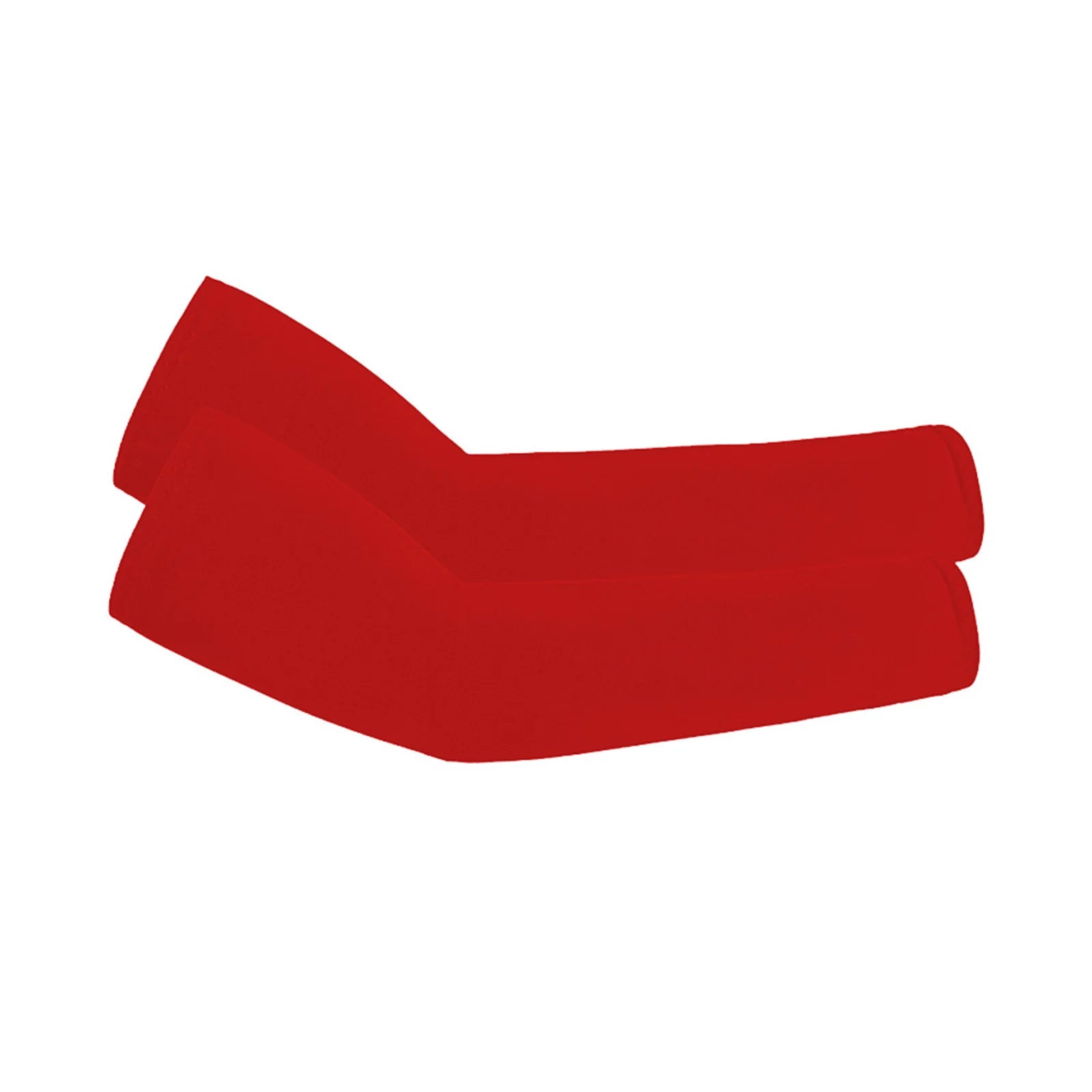Lightweight Summer Sun-protective Sleeves for Outdoor Sports Cycling Hiking Solid Color Breathable Ice Sleeves Fishing Sleeves Qme Red One Size
