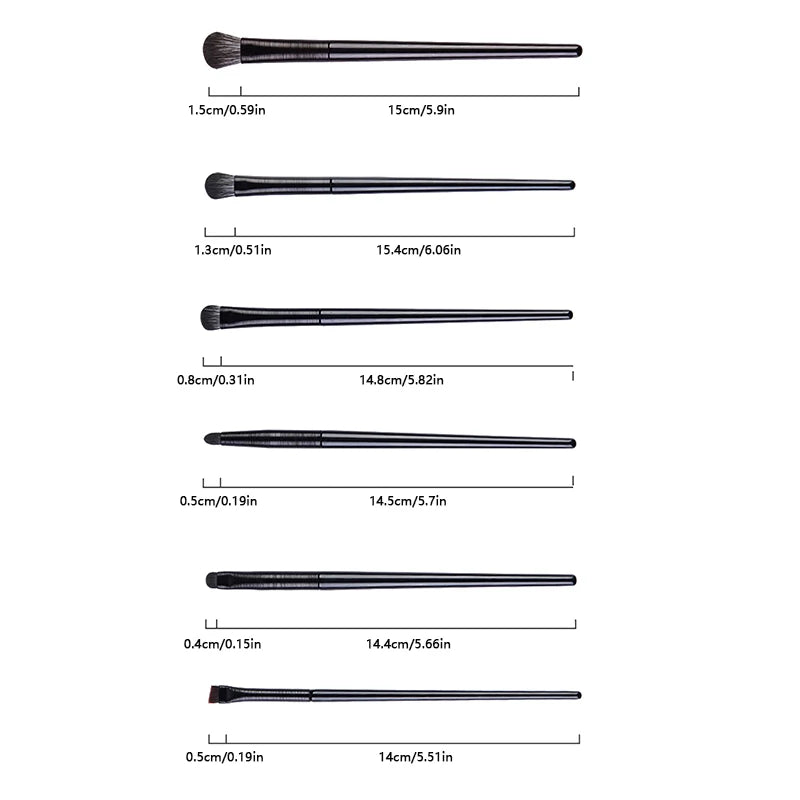 Professional Soft Contouring Eyeshadow Eyeliner Eyebrow Brush Women Qme