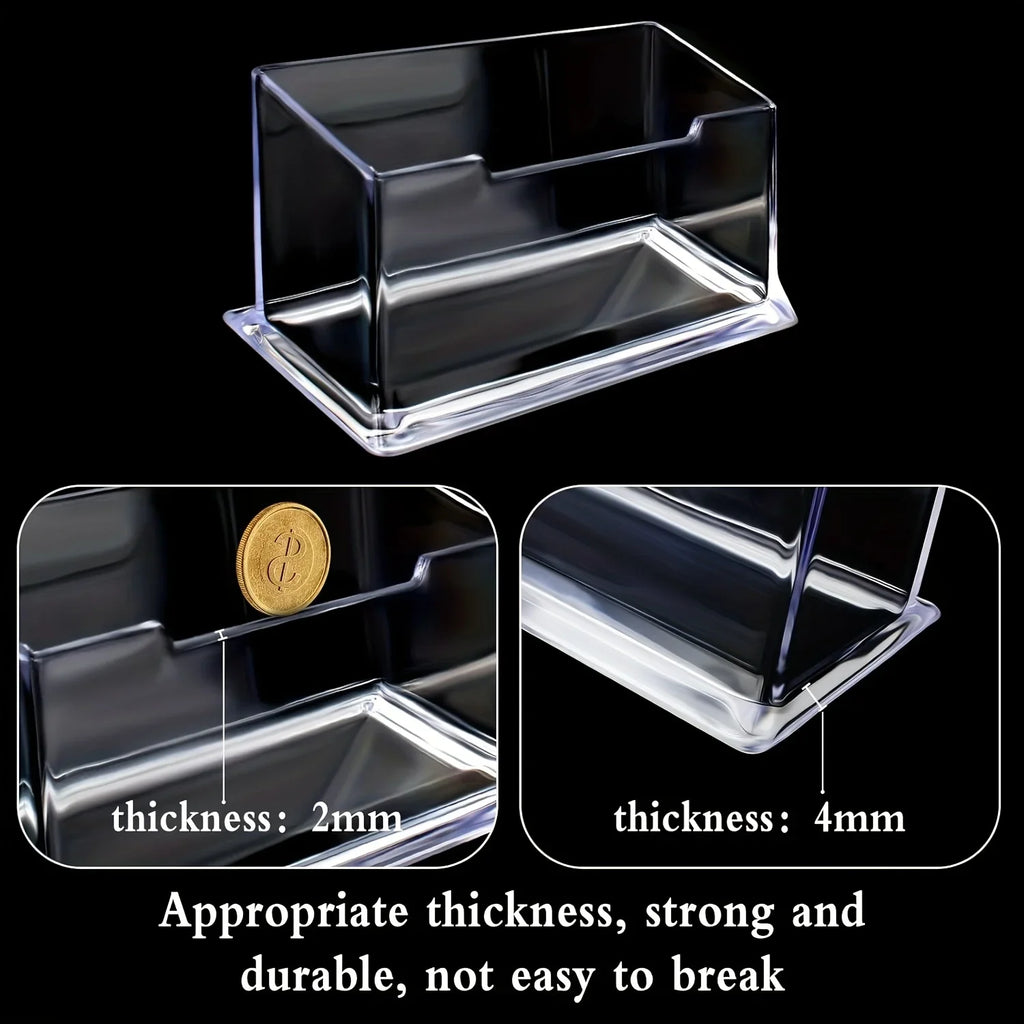 Business Card Holder - A simple and stylish desktop organizer suitable for both home and office use. Qme