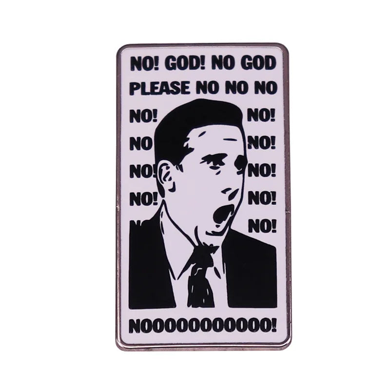 Classic Comedy Enamel Pins American Fashion TV Show Brooches Friends