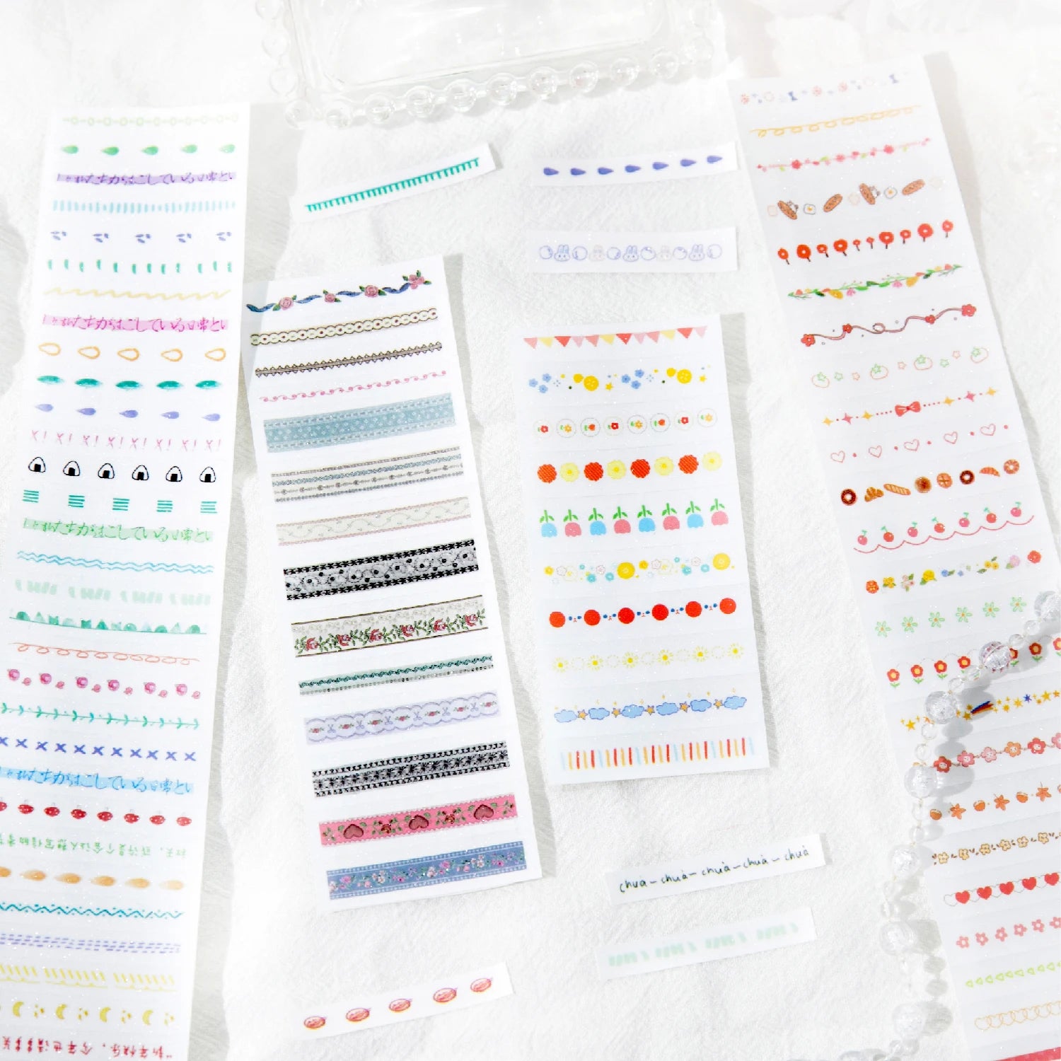 1 Roll Colorful Stripe Energy Themed Glitter Synthetic Paper Tape for DIY Scrapbook Frame Collage Laptop Phone Mug Luggage Guita Qme