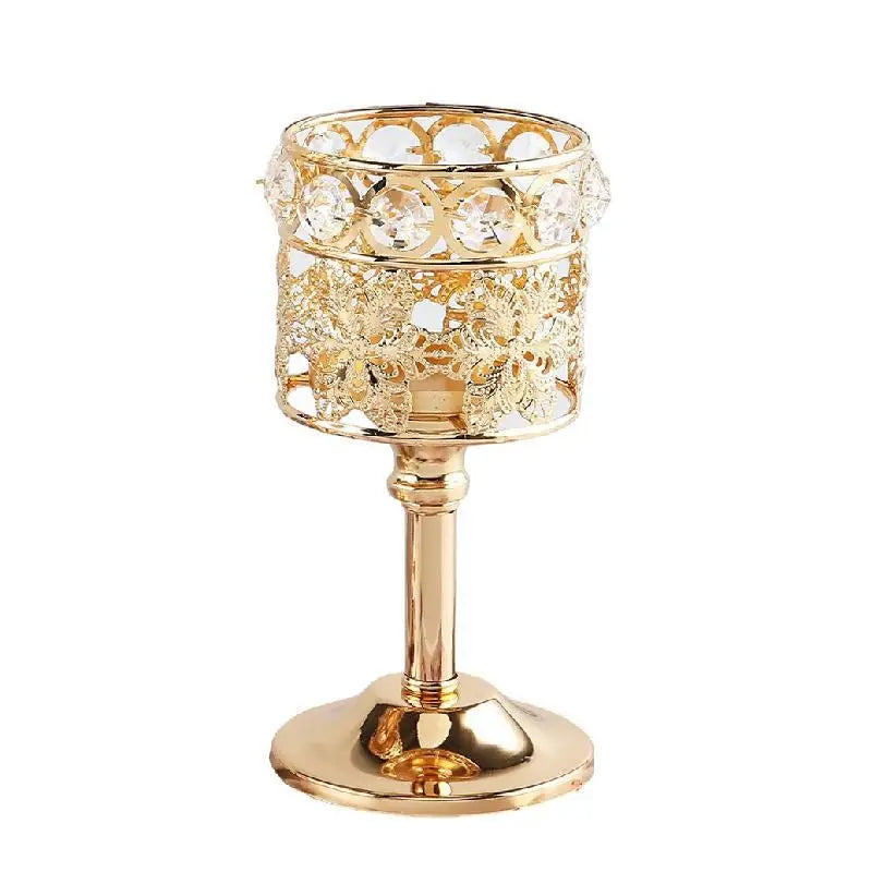 Crystal Candle Holder 3 Sizes Wedding Table Center Tea Lamp Qme S