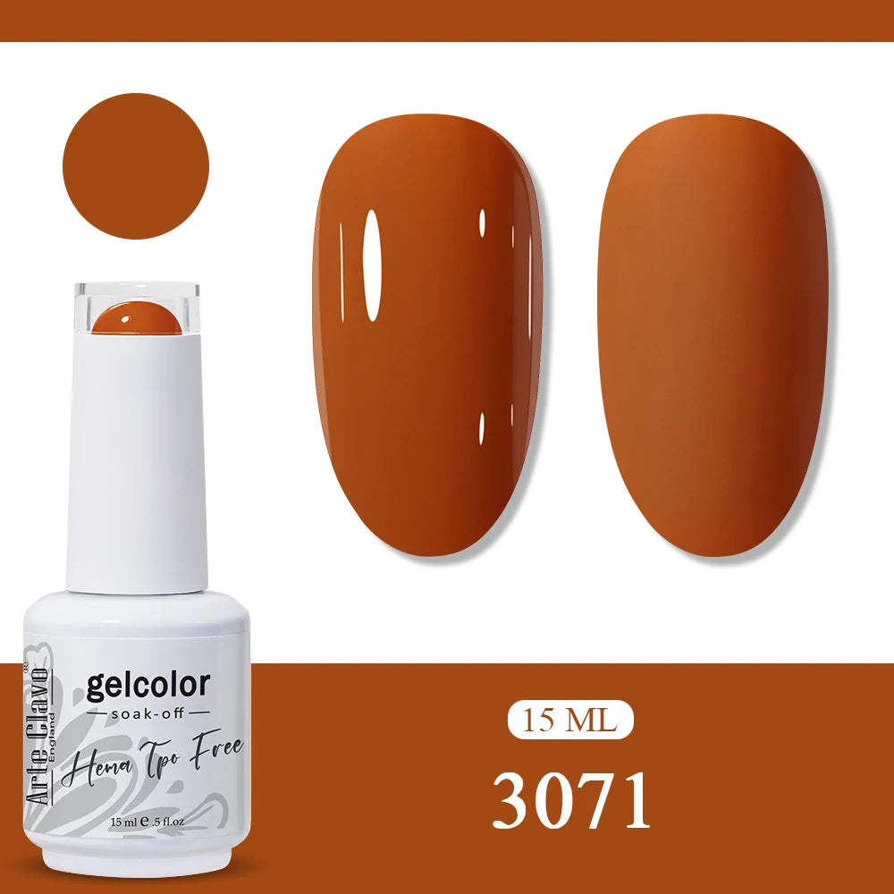 Arte Clavo Glitter Gel Nail Polish HEMA TPO Sliver Champagne