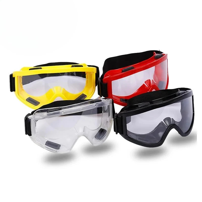 3PCS Four-bead Windproof Goggles Anti-fog Anti-impact Skiing Mountaineering Cycling Outdoor Protective Eyewear Qme