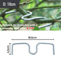 10/30Pcs Fruit Tree Branch Shape Fixator M-Type Branch Trainer Angle Benders Reusable Fruit Tree Support Holder Vine Trainers Qme D-18cm 30Pcs