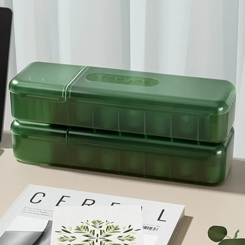 With 7 Compartments Organizer Charger Cord Storage Box Data Cable Storage Case Reusable Cable Storage Box For Home Travel New Qme