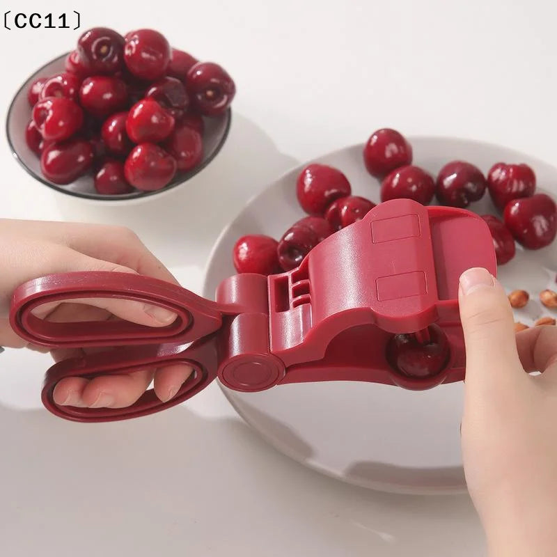 Ergonomic Handle Cherry Pit Remover Efficient Removal Press Fruit Qme