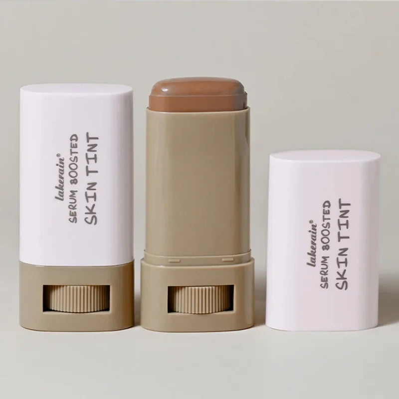 Stick Foundation Boosted Skin Tint Foundation Stick Smooth Plumper Hight Coverage Travel Bronze Foundation Stick Makeup Qme