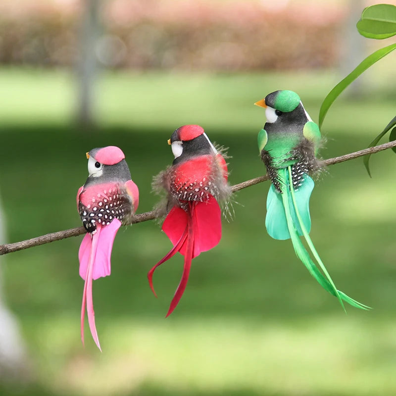 Swallow Tail Bird Clip Handmade Simulation Plant-decorated Artificial Qme