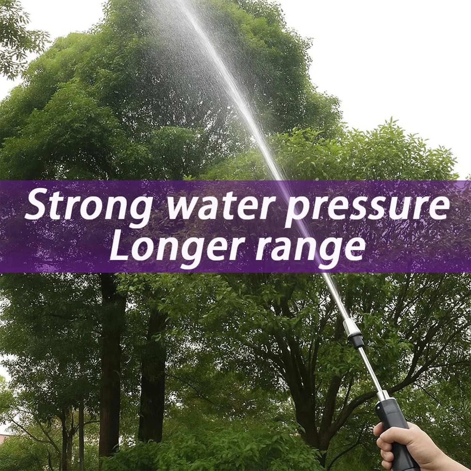 Portable Multifunctional Pressure Long Pole Washers Gun Garden Sprinkler Heavy High Pressure Water Irrigation Watering Tool Qme