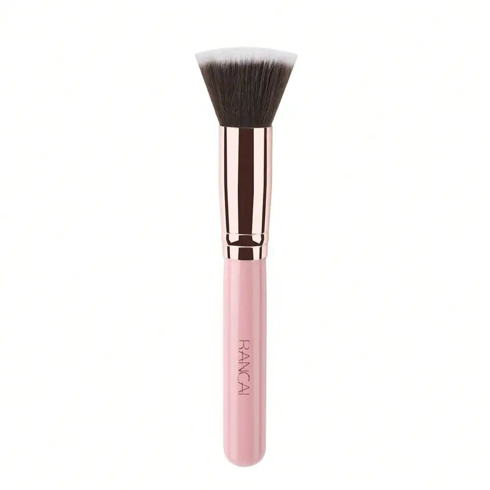 Pink Gold Makeup Brush Soft Hair Powder Blush Foundation Brushes Qme 4