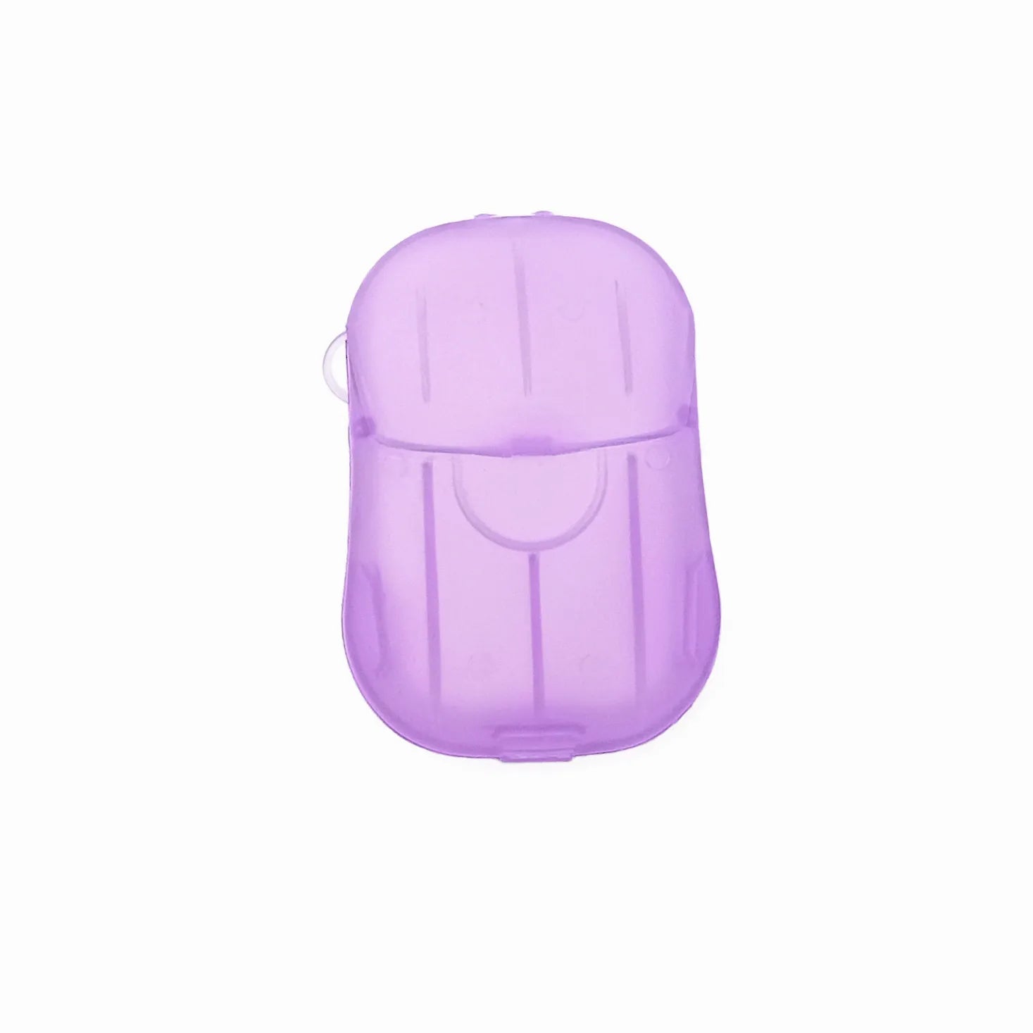 20/50pcs Travel Portable Soap Paper Disposable Hand Soap Cleaner Bath Washing Hands Clean Scented Slice Mini Paper Soap Qme 20PC-Purple