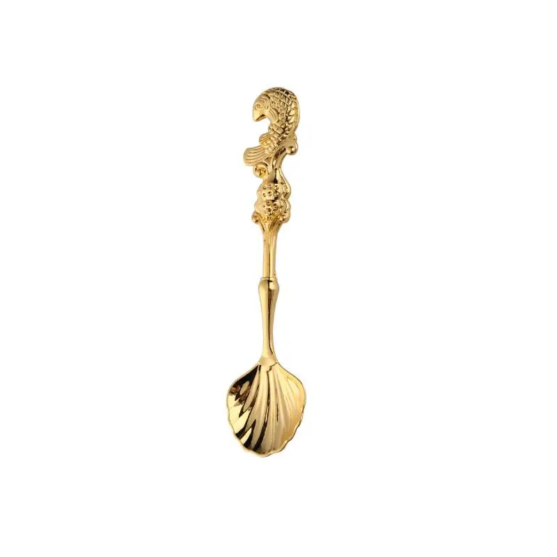 Kitchen Accessories Retro Hotel Family Dessert Coffee Spoon Ice Cream Qme A4