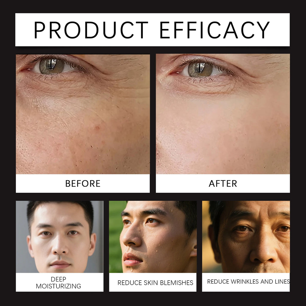Face Cream For Men Firming Lifting Hydrating Skincare Helps Reduce Fine Lines Wrinkles Brightening Nourishing Facial Skin Qme