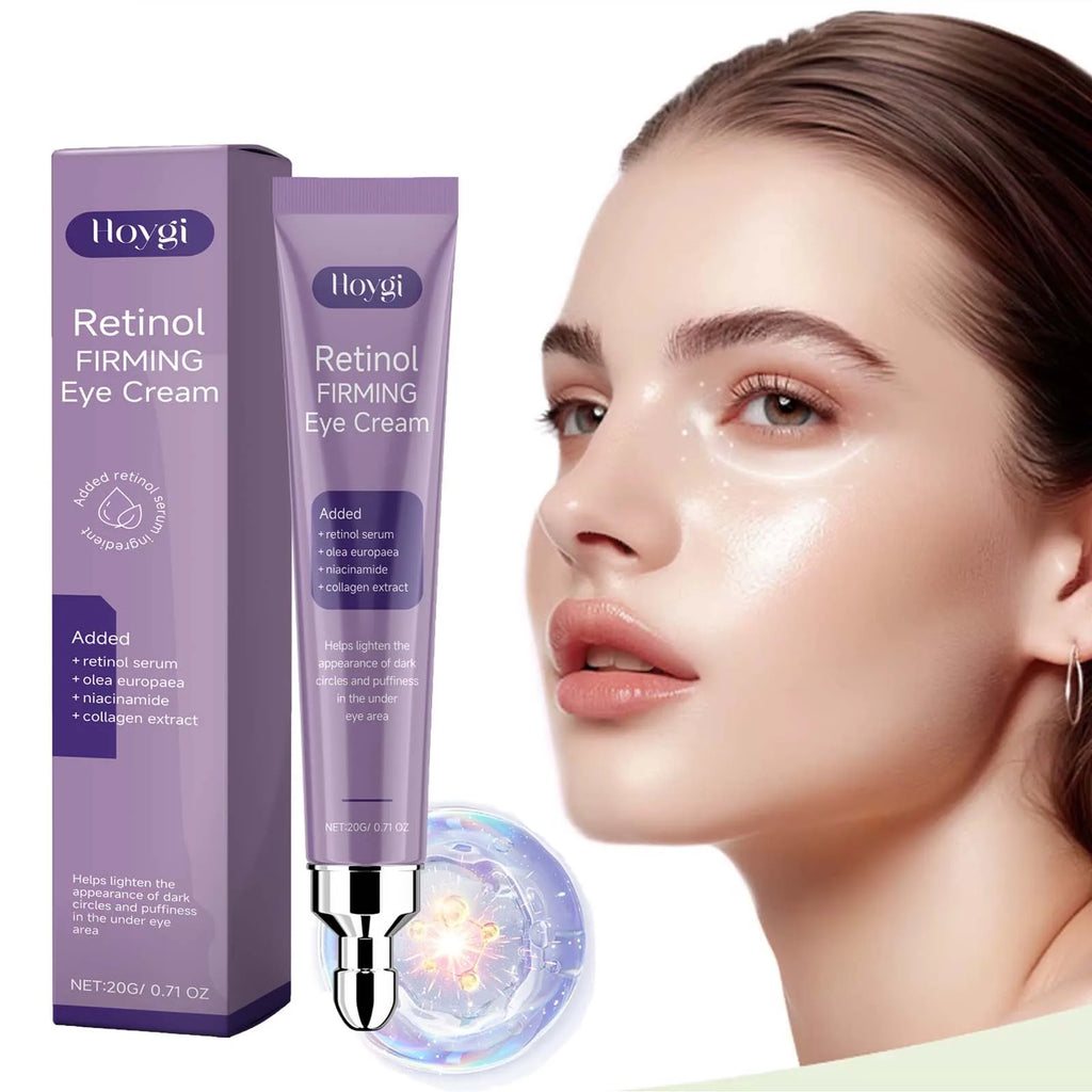 Retinol Firming Eye Cream Lighten Fine Lines Anti Puffiness Fat Particles Removes Dark Circles Brightens Moisturizing Eye Care Qme