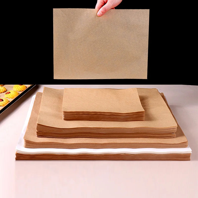 50 Parchment Paper Baking Sheets Non-stick Precut Oven Air Fryer Qme