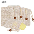 Soap Foaming Net Mesh Bags Bath Washing Tools Body Cleaning Bubble Helper Mesh Deep Cleaning Home Bathroom Supplies Qme 10pcs