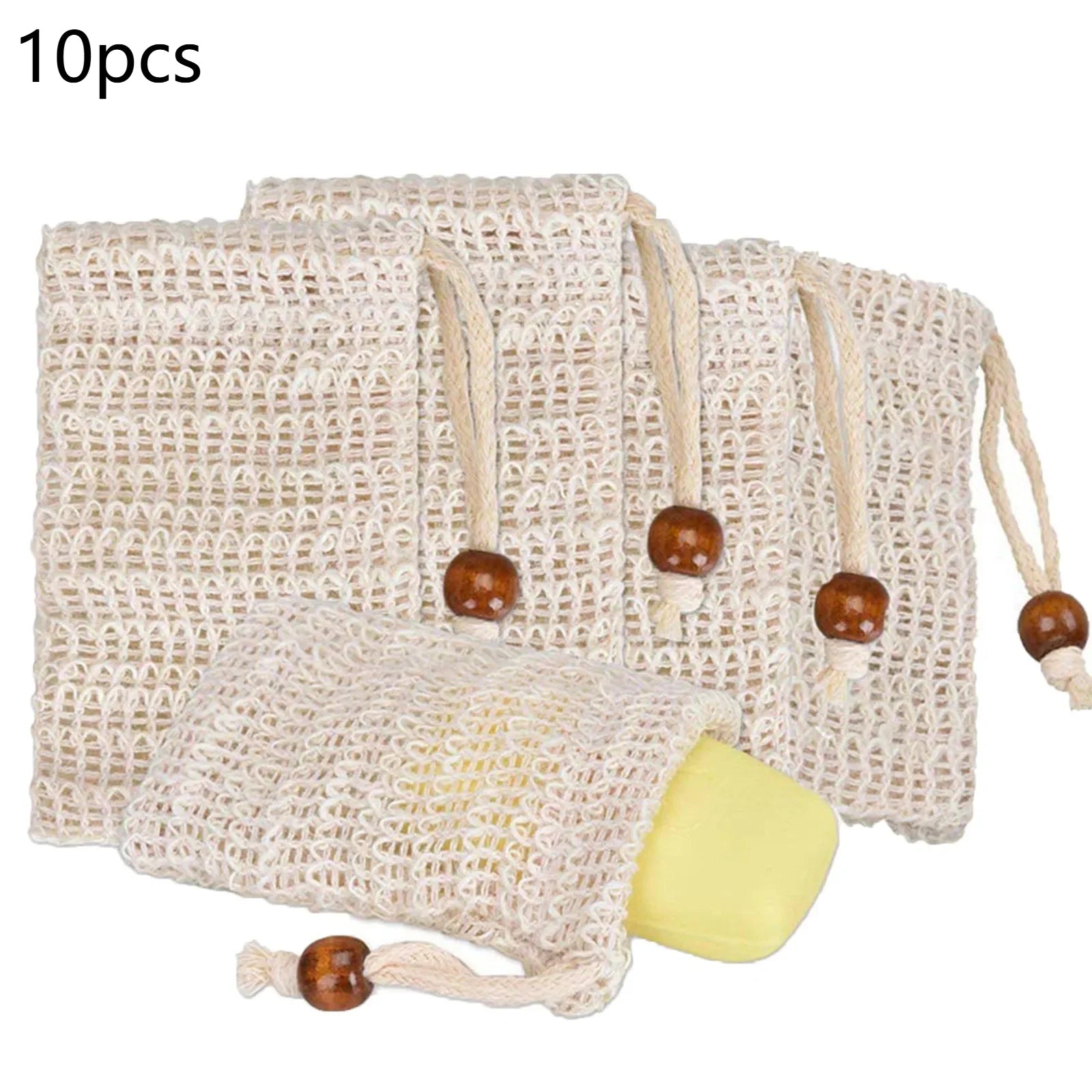 Soap Foaming Net Mesh Bags Bath Washing Tools Body Cleaning Bubble Helper Mesh Deep Cleaning Home Bathroom Supplies Qme 10pcs