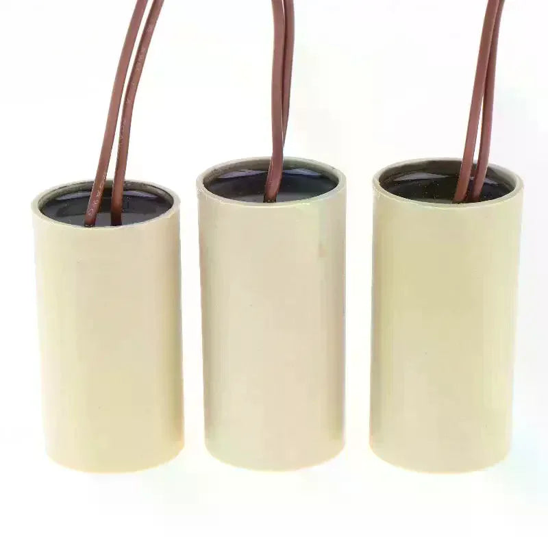 1/5Pcs 2/2.5/3uF Capacitor For Air Compressors Pressure Washers CBB60 Capacitor For Circulating Water Pump Hanging Fireplace Qme