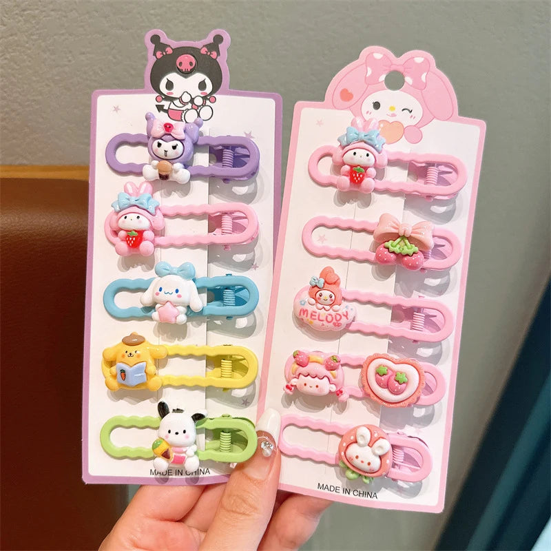 Clow Mi Cartoon Hair Clips Cute Accessories Students Side Bang That Qme