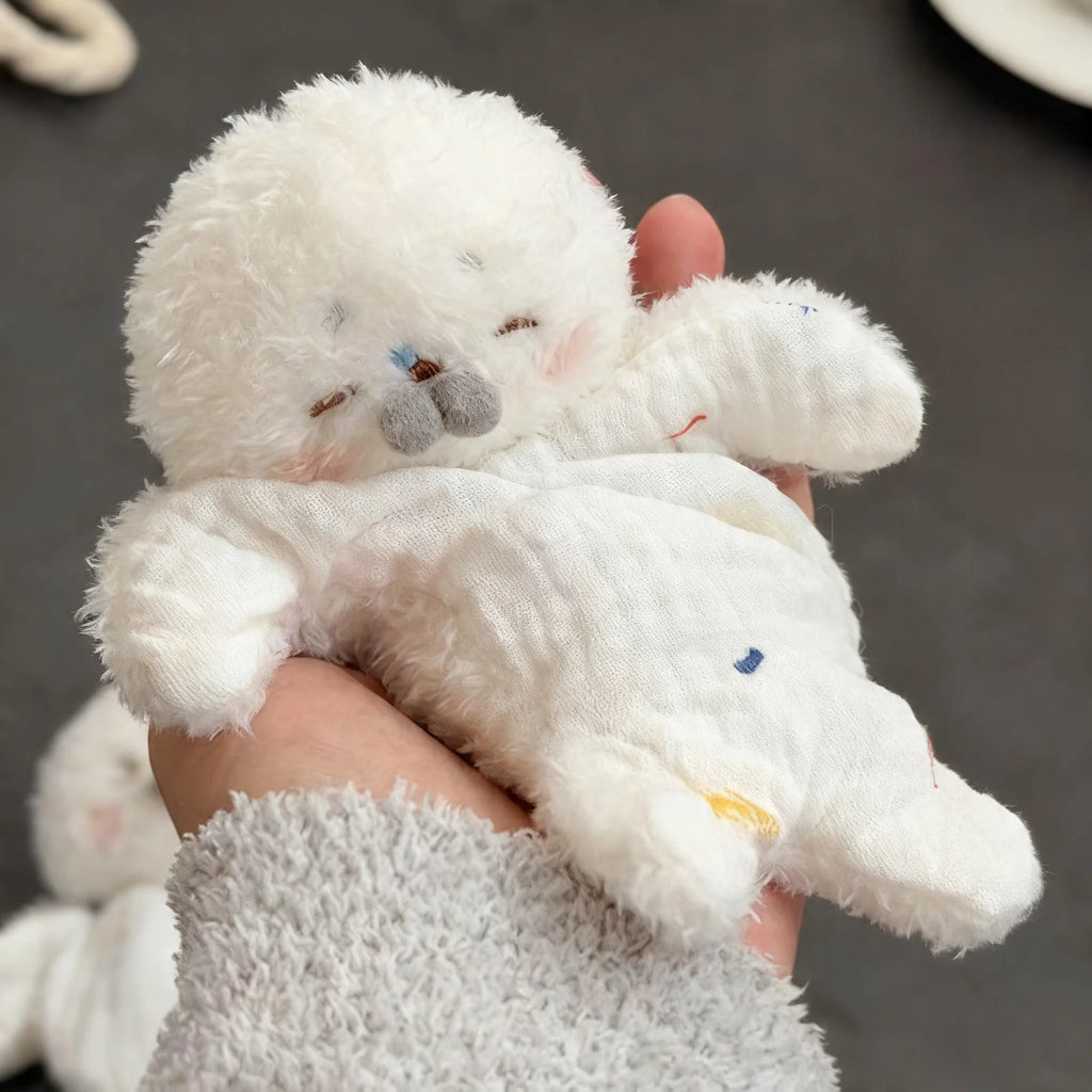 Cute Seal Plush Toy Soothing Bean Bag Great Holiday Couples Friends Qme