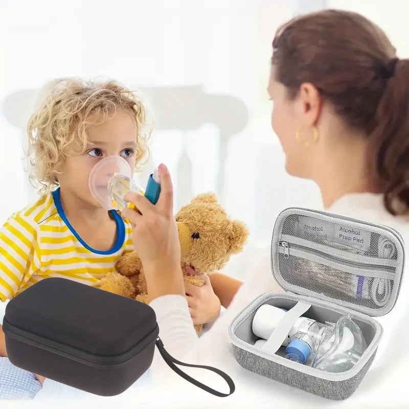 Portable Nebulizer Case Waterproof Respirator Medicine Bag Pouch Qme